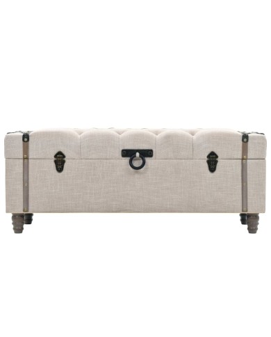 Ensemble de bancs de rangement 3 pcs Bois massif et acier