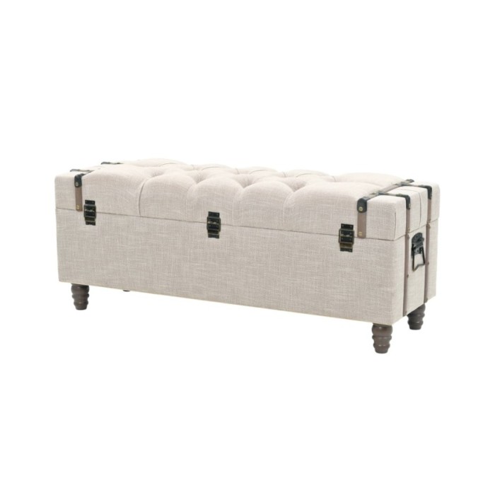 Ensemble de bancs de rangement 3 pcs Bois massif et acier
