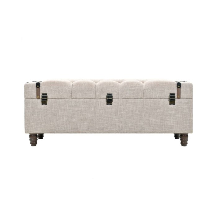 Ensemble de bancs de rangement 3 pcs Bois massif et acier
