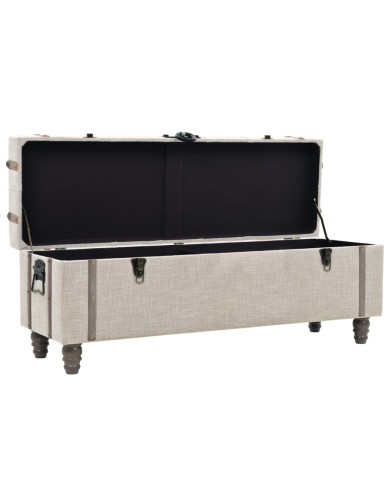 Ensemble de bancs de rangement 3 pcs Bois massif et acier
