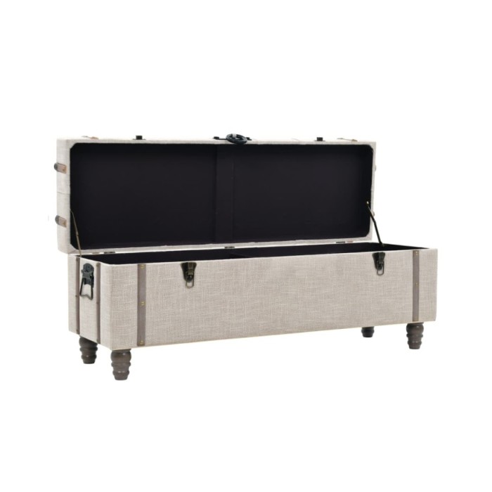 Ensemble de bancs de rangement 3 pcs Bois massif et acier