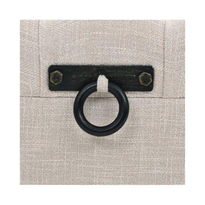 Ensemble de bancs de rangement 3 pcs Bois massif et acier