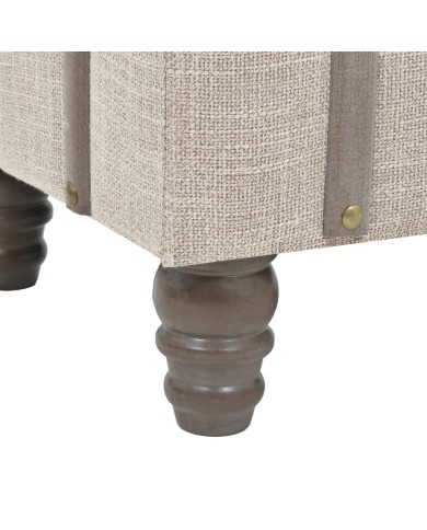 Ensemble de bancs de rangement 3 pcs Bois massif et acier