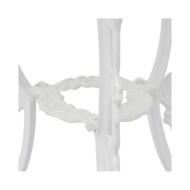 Jeu de bistro 3 pcs Aluminium coulé Blanc