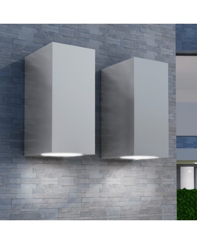 Applique murale d'extérieur 2 pcs