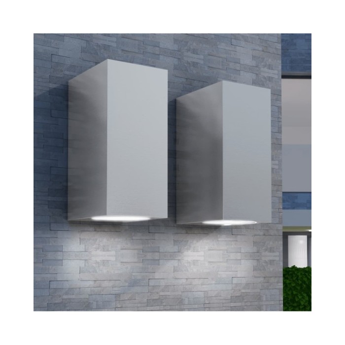 Applique murale d'extérieur 2 pcs