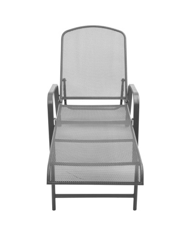 Chaise longue Acier Anthracite
