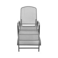 Chaise longue Acier Anthracite