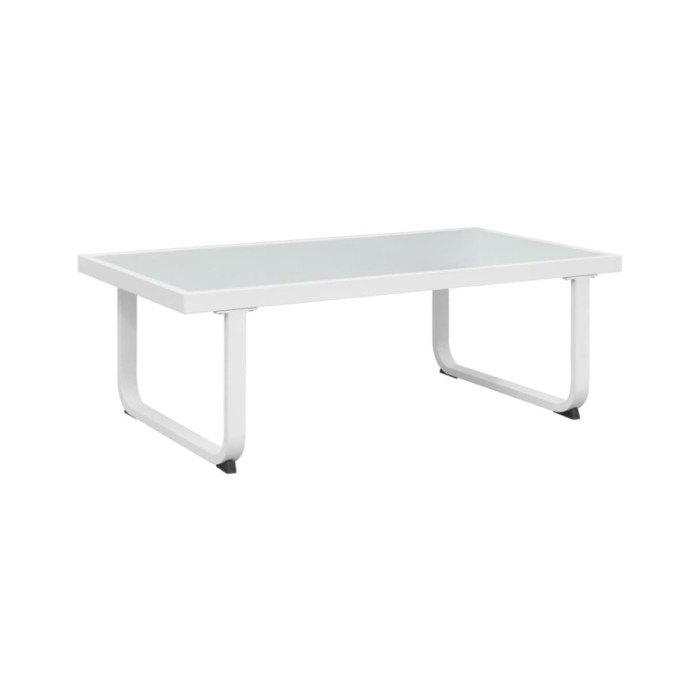 Salon de jardin 4 pcs et coussins Aluminium Noir