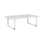 Salon de jardin 4 pcs et coussins Aluminium Noir