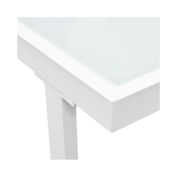 Salon de jardin 4 pcs et coussins Aluminium Noir