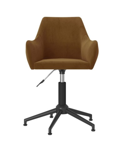Chaise longue avec coussin Résine tressée Marron