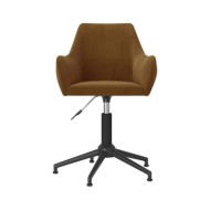 Chaise longue avec coussin Résine tressée Marron