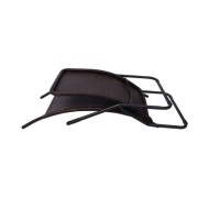 Chaise longue pliable Rotin synthétique Marron
