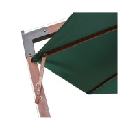 Parasol 350 cm Poteau en bois Vert