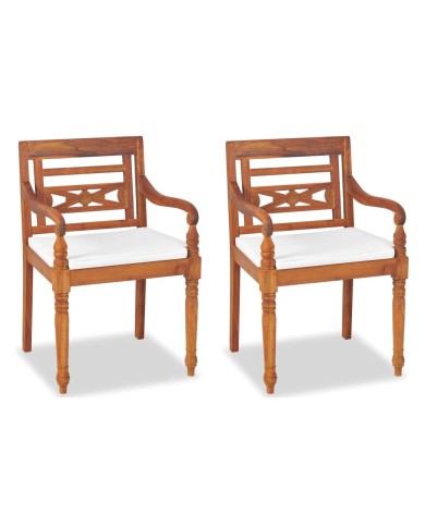 Mobilier d'extérieur 4 pcs avec coussins Bois de teck solide