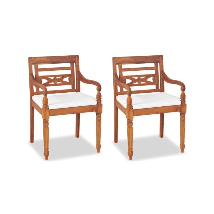Mobilier d'extérieur 4 pcs avec coussins Bois de teck solide