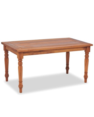 Mobilier d'extérieur 4 pcs avec coussins Bois de teck solide
