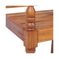 Mobilier d'extérieur 4 pcs avec coussins Bois de teck solide