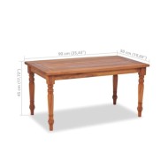 Mobilier d'extérieur 4 pcs avec coussins Bois de teck solide