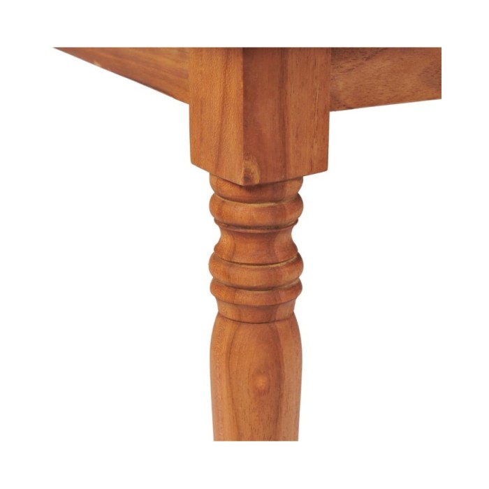 Mobilier d'extérieur 4 pcs avec coussins Bois de teck solide