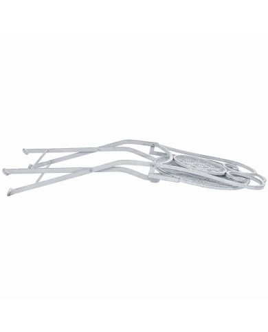 Ensemble de bistro 3 pcs Acier Blanc grisâtre
