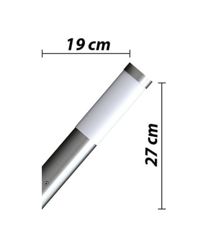 Ensemble de bistro 3 pcs Acier Blanc grisâtre