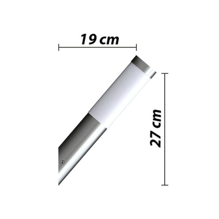 Ensemble de bistro 3 pcs Acier Blanc grisâtre