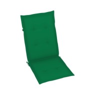 Coussin de chaise de jardin 2 pcs Vert 120 x 50 x 3 cm