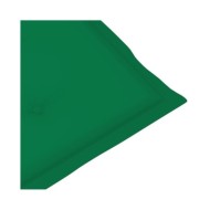 Coussin de chaise de jardin 2 pcs Vert 120 x 50 x 3 cm