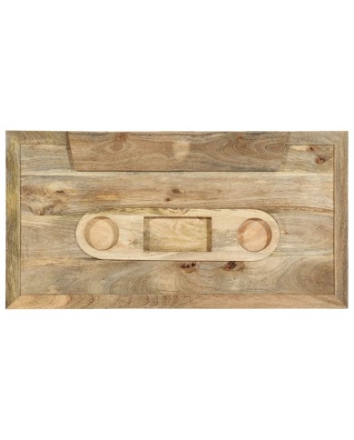 Table basse Style cassette 100x52x45 cm Bois de manguier massif