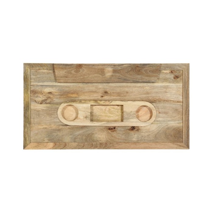 Table basse Style cassette 100x52x45 cm Bois de manguier massif