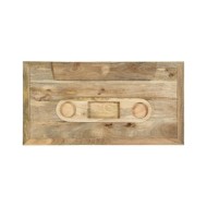 Table basse Style cassette 100x52x45 cm Bois de manguier massif