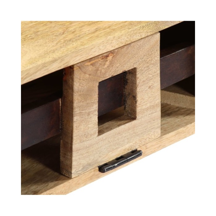 Table basse Style cassette 100x52x45 cm Bois de manguier massif