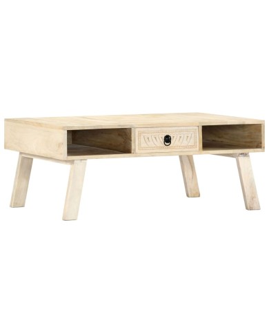 Table basse 100x60x40 cm Bois de manguier massif