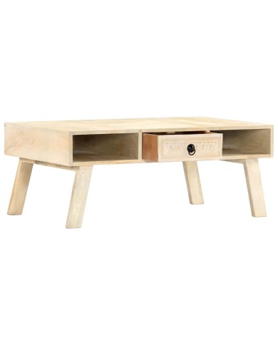 Table basse 100x60x40 cm Bois de manguier massif