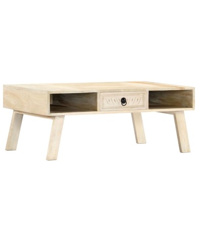 Table basse 100x60x40 cm Bois de manguier massif