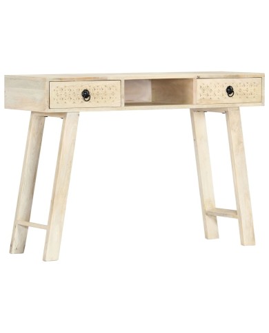 Table console 110 x 35 x 76 cm Bois de manguier massif