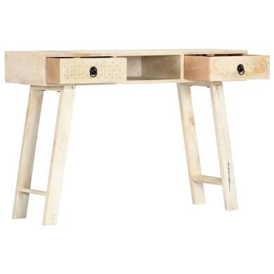 Table console 110 x 35 x 76 cm Bois de manguier massif