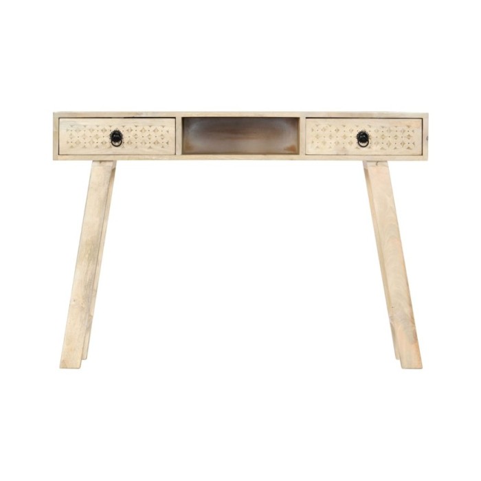 Table console 110 x 35 x 76 cm Bois de manguier massif