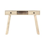 Table console 110 x 35 x 76 cm Bois de manguier massif
