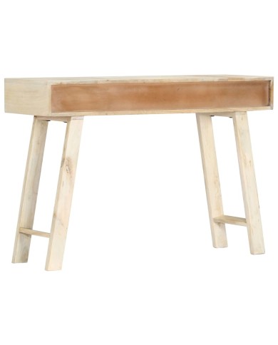 Table console 110 x 35 x 76 cm Bois de manguier massif