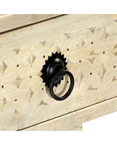 Table console 110 x 35 x 76 cm Bois de manguier massif