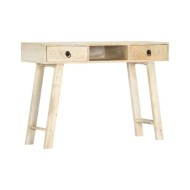 Table console 110 x 35 x 76 cm Bois de manguier massif
