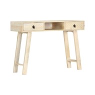 Table console 110 x 35 x 76 cm Bois de manguier massif