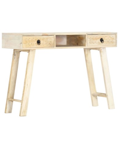 Table console 110 x 35 x 76 cm Bois de manguier massif