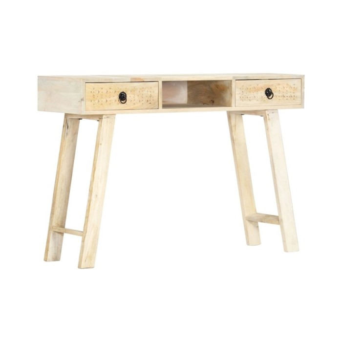 Table console 110 x 35 x 76 cm Bois de manguier massif