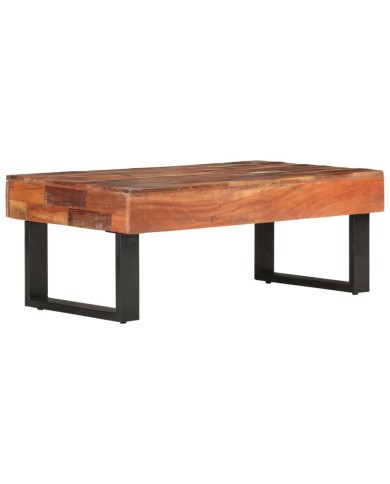 Table basse 110x60x40 cm Bois de récupération massif