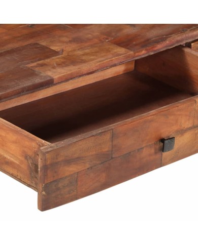 Table basse 110x60x40 cm Bois de récupération massif