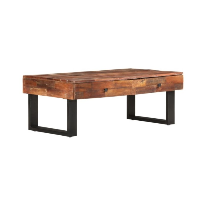 Table basse 110x60x40 cm Bois de récupération massif